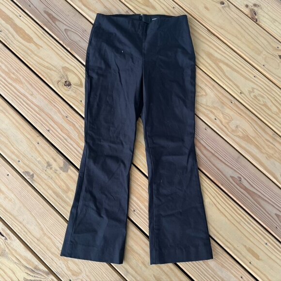 slim fit ankle dress pants Petite Black Ankle Pants 14P main image 1